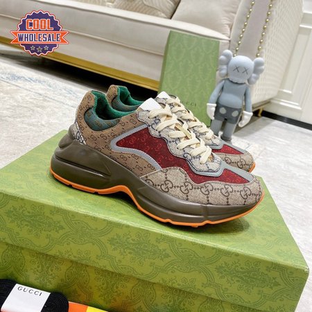 GUCCI RHYTON BRICK RED SNEAKER - GC202