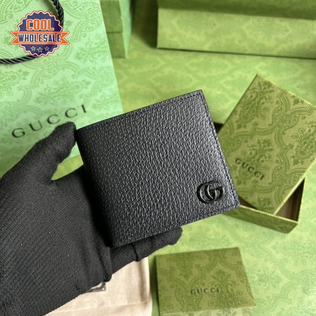 Gucci GG Marmont Leather Bi-fold Wallet