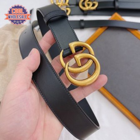 GUCCI GG MARMONT REVERSIBLE BELT BLACK
