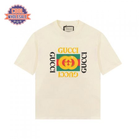 GG KIDS' COTTON T-SHIRT WITH GUCCI LOGO