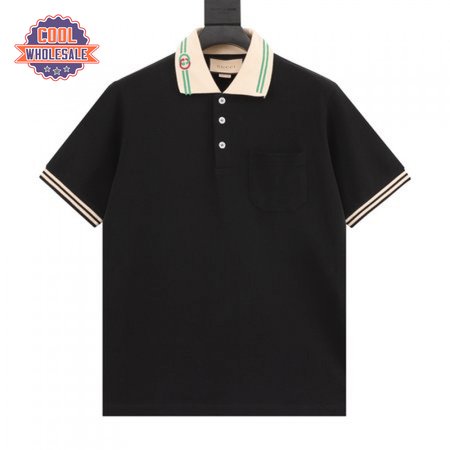 Gucci Interlocking G-collar Polo Shirt