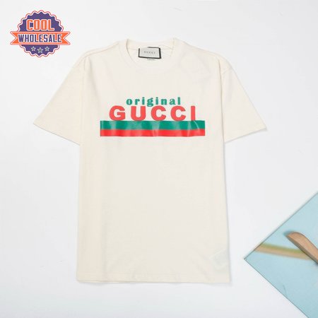 ORIGINAL GUCCI' PRINT OVERSIZE T-SHIRT Beige