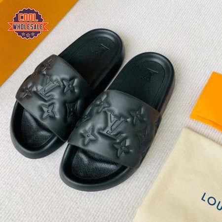 | monogram street style plain shower shoes logo shower sandals