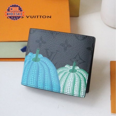 x YK Slender Wallet Pumpkin Print