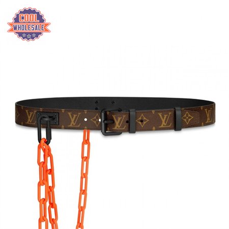 Signature Belt Monogram Chains 35MM Canvas - LBP009