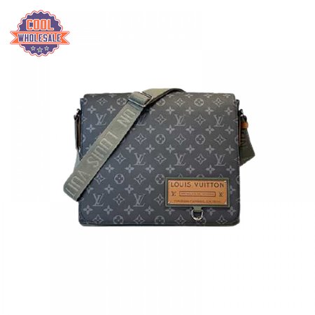 District Mm Messenger Bag Damier Ebene LMB018