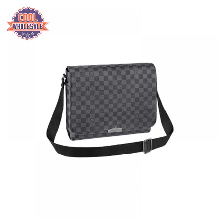 district mm damier graphite canvas lmb029