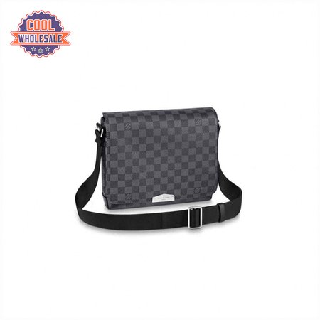 district pm damier graphite canvas n40349