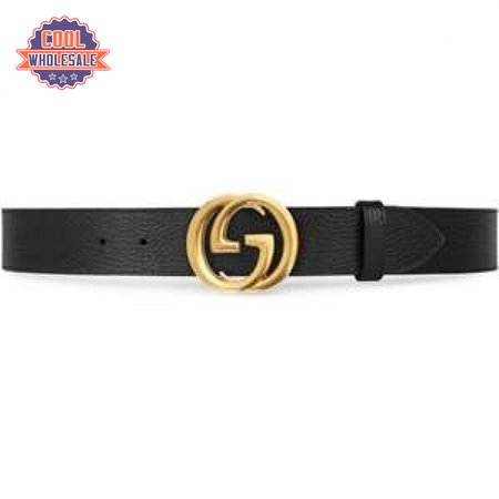 GUCCI MEN'S INTERLOCKING GG REVERSIBLE LEATHER BELT - B47