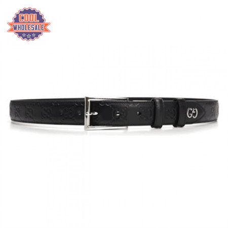 GUCCI SIGNATURE BELT WITH GG DETAIL - B35