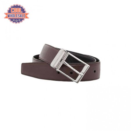BURBERRY GRAINY REVERSIBLE LEATHER BELT - B30