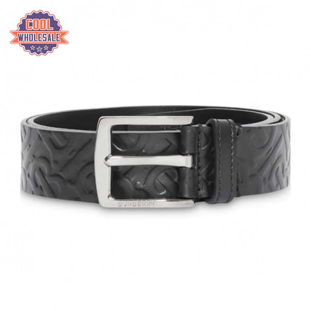 BURBERRY MONOGRAM LEATHER BELT - B22