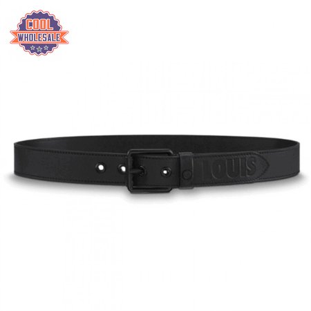 dark infinity leather voyager 35mm belt - b157