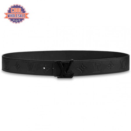 shape belt monogram shadow 40 mm black - b113