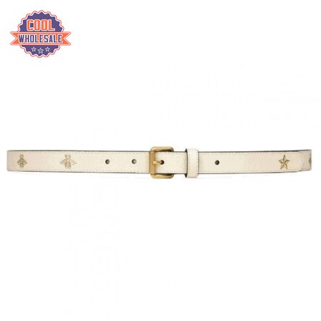 GUCCI BELT WITH BEES AND STARS PRINT - B34