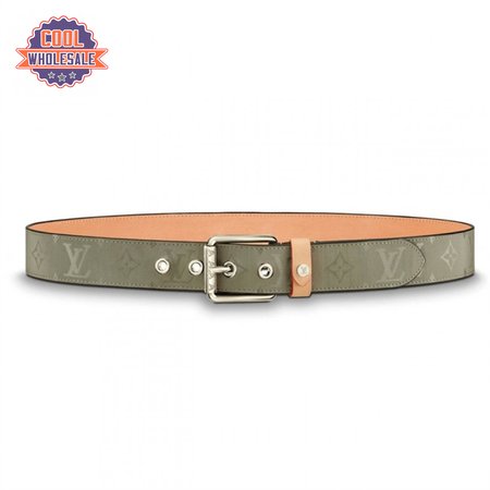 belt voyager monogram 35mm grey - b148