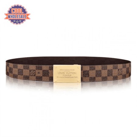 NEO INVENTEUR REVERSIBLE 40MM DAMIER EBENE CANVAS BELT - B133