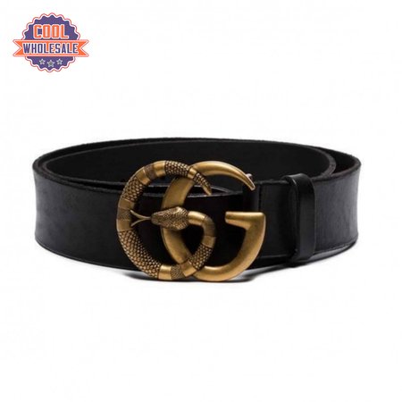 GUCCI DOUBLE G SNAKE BUCKLE BELT - B1