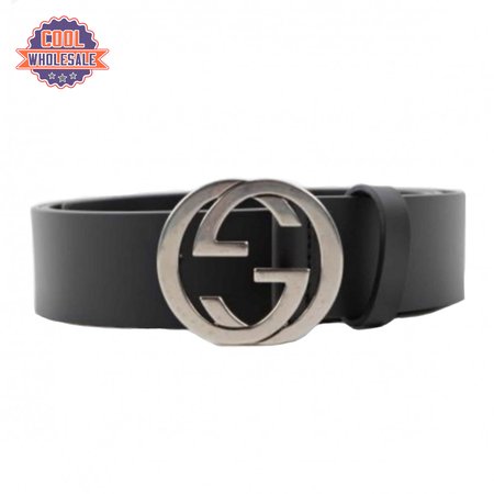 GUCCI INTERLOCKING-G LEATHER BELT - B12