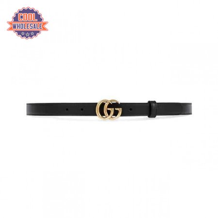 GUCCI BLACK GG MARMONT BELT 30MM - B30