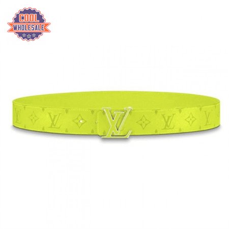 men's initiales 40mm reversible belt yellow - b128