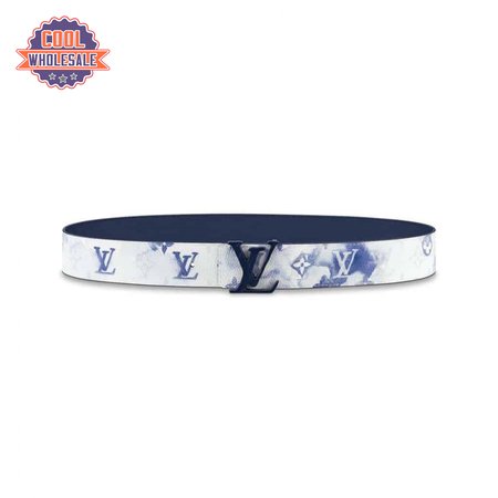 shape 40mm reversible belt watercolor blue - b80