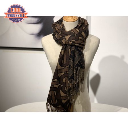 burberry cashmere shawl brown