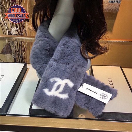 chanel mink fur scarf scarves