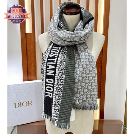 dior oblique print scarfs