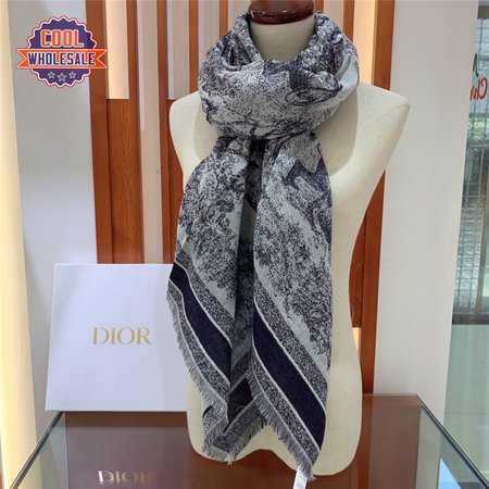 dior print shawl