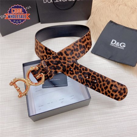 dolce & gabbana d&g logo leather belt