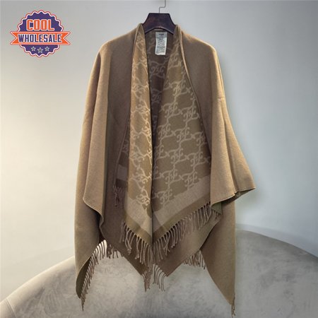 fendi cashmere hooded cloak