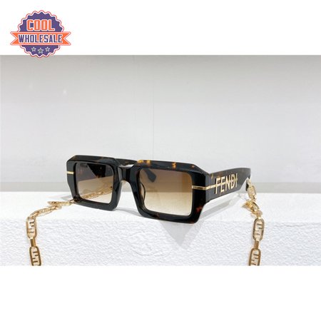 fendi classic luxury rectangular sunglasses