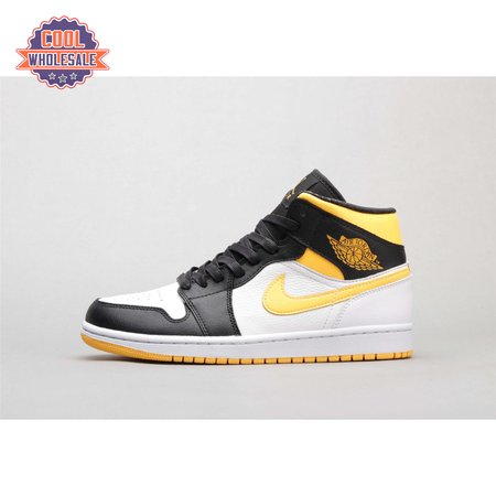 Air Jordan 1 Mid Laser Orange Black 36-46