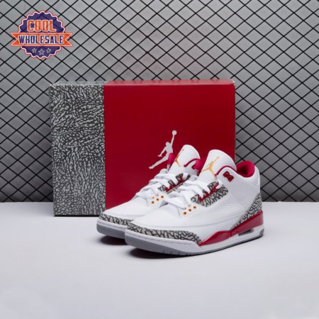 Jordan 3 Retro Cardinal Red CT8532-126 Unisex