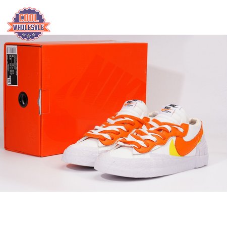 NK x Blazer Low "White Magma Orange" Unisex