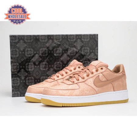 Nike CLOT x Air Force 1(Gold Silk) Unisex