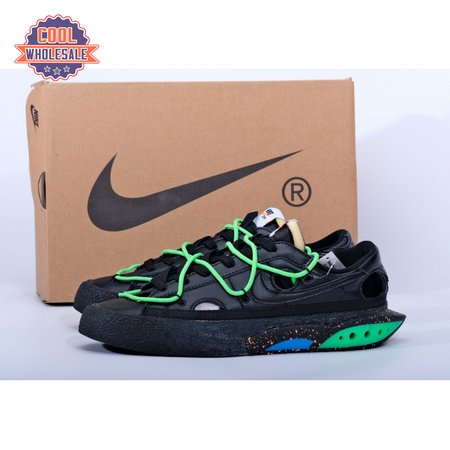 off-white x NK Blazer low'77 Black Green Men's