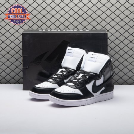 Nike Dunk High AMBUSH Black White Unisex