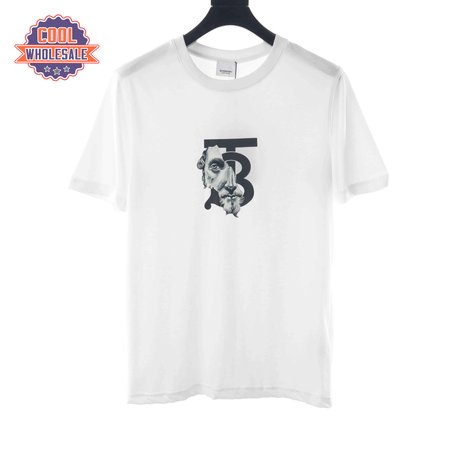 BALENCIAGA ANGEL PRINT CREW NECK T SHIRT