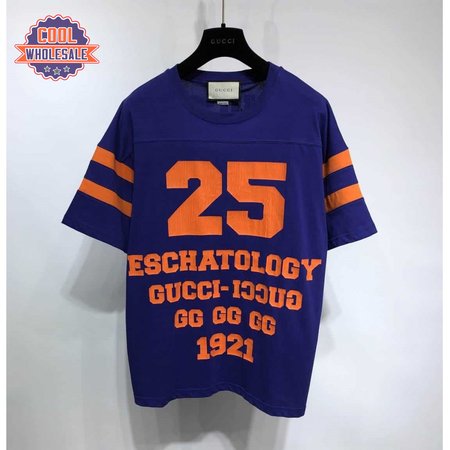 T-shirt with '25 Gucci Eschatology and Blind for Love 1921' print - GC44