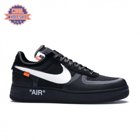 Off-White x Air Force 1 Low 'Black' Men's