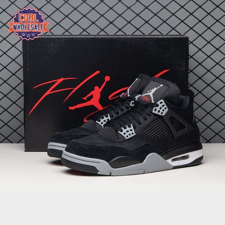 Air Jordan 4 Retro SE Black Canvas DH7138-006 Men's