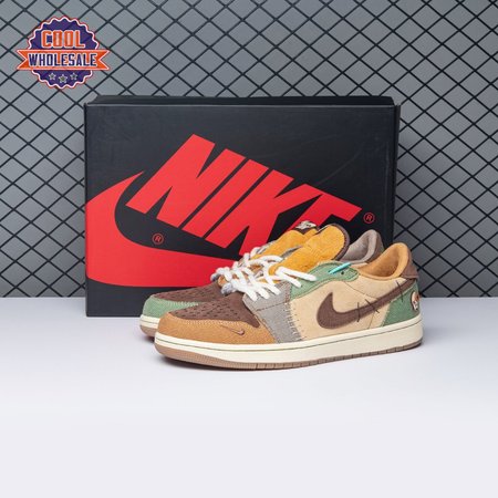 Jordan 1 Retro Low OG Zion Williamson Voodoo DZ7292-200 Unisex