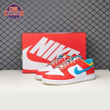 Nike Dunk Low QS LeBron James Fruity Pebbles DH8009-600 Unisex