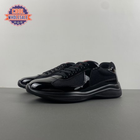 Prada America's Cup Black Sneakers