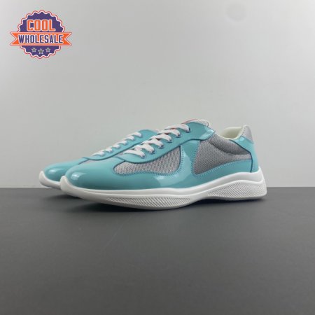 Prada America's Cup Blue Silver Sneakers