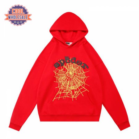 Sp5der Hoodies Red