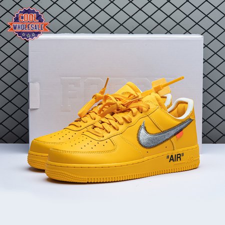 Off-White x Air Force 1 Low 'University Gold' Unisex