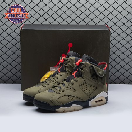 Travis Scott x Air Jordan 6 Retro 'Olive' CN1084 200 Men's